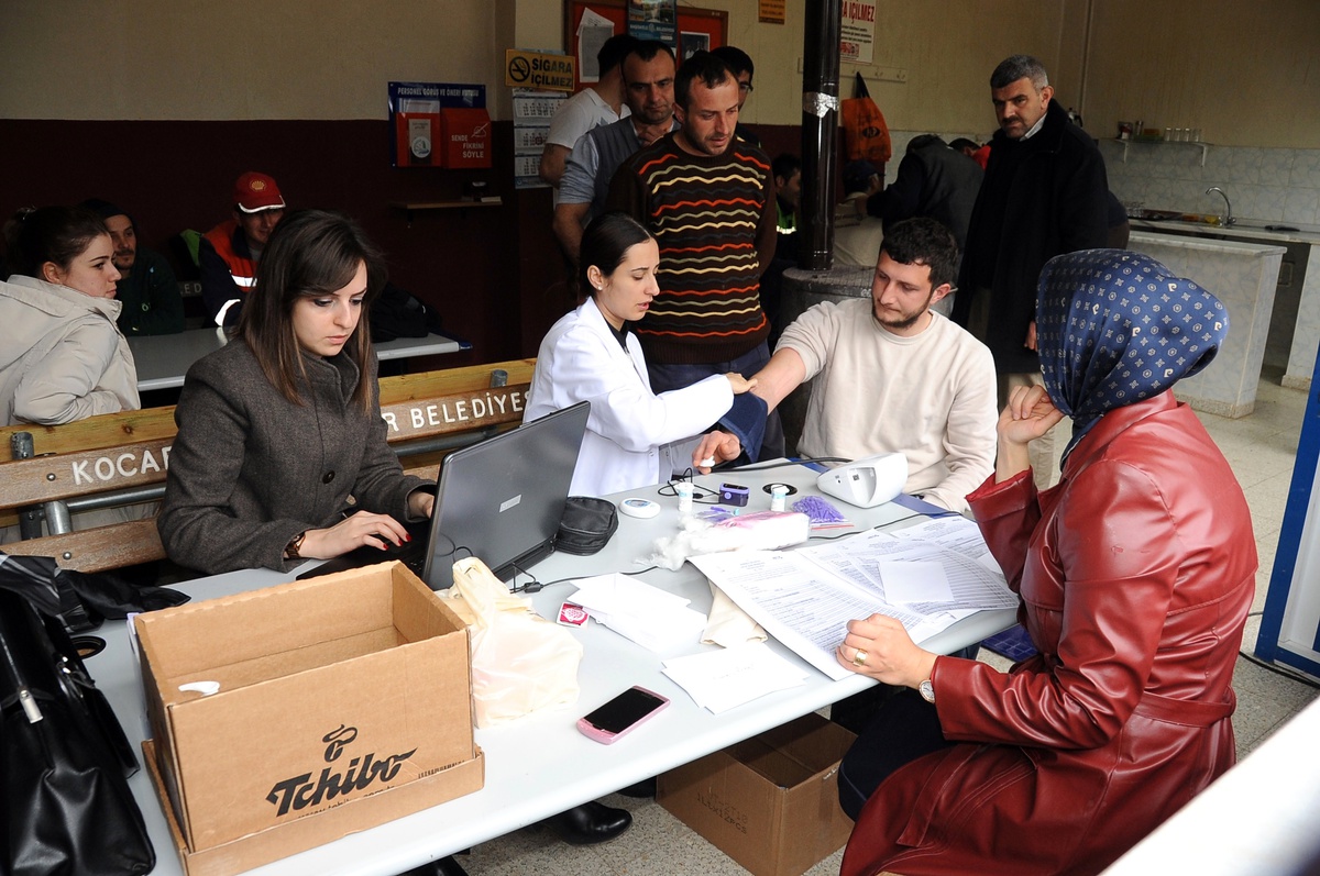 Belediye Personeli Sağlık Taramasından Geçti