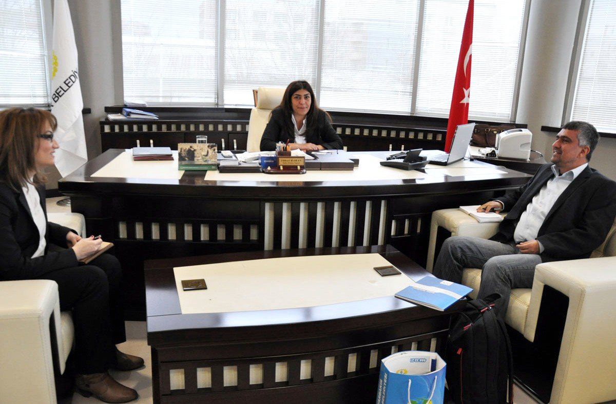 Lefkoşa Belediye Başkan Adayı Kanatlı\'dan Baran\'a Ziyaret