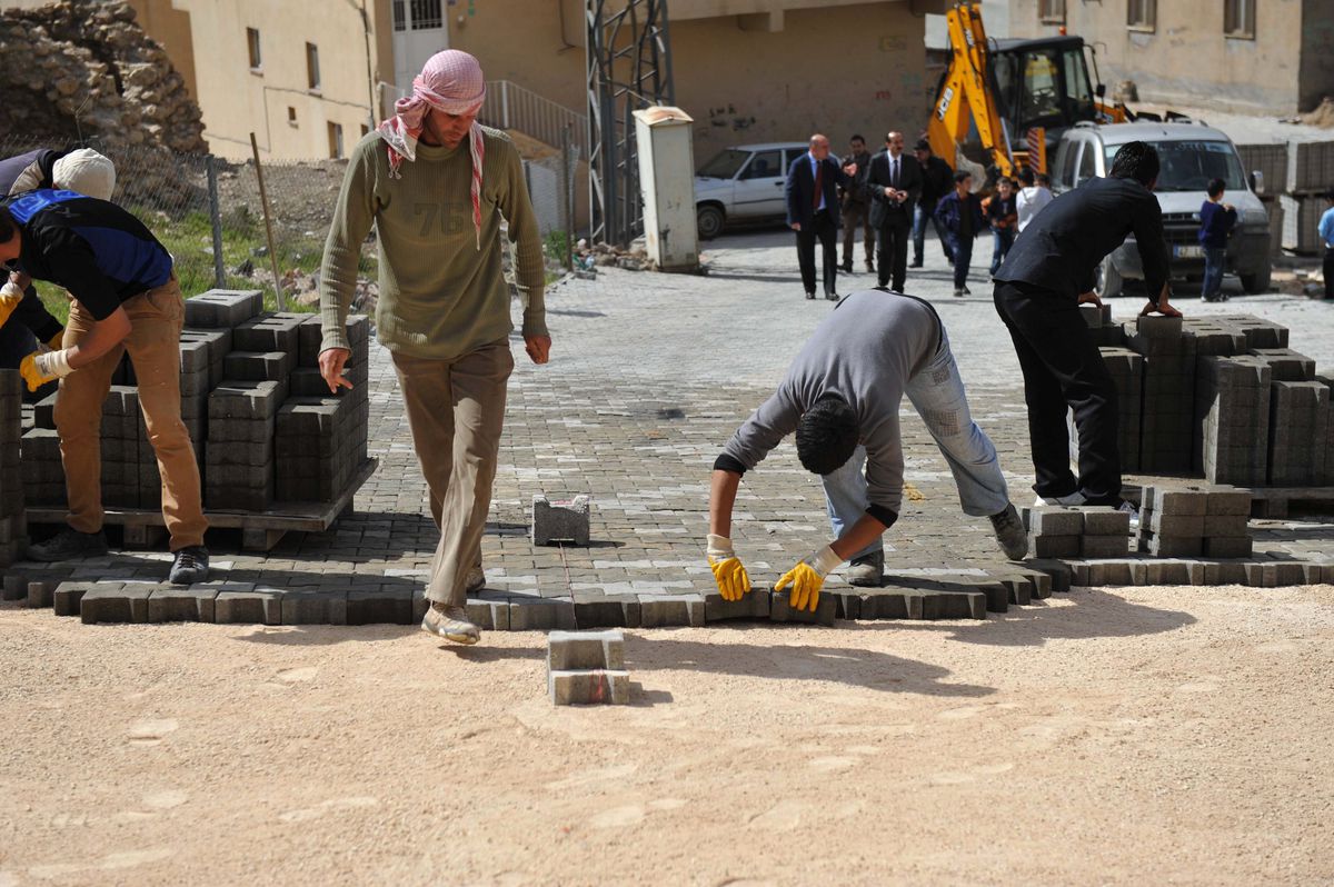 Mardin Belediyesi\'ndan Üst Yapı Çalışmaları