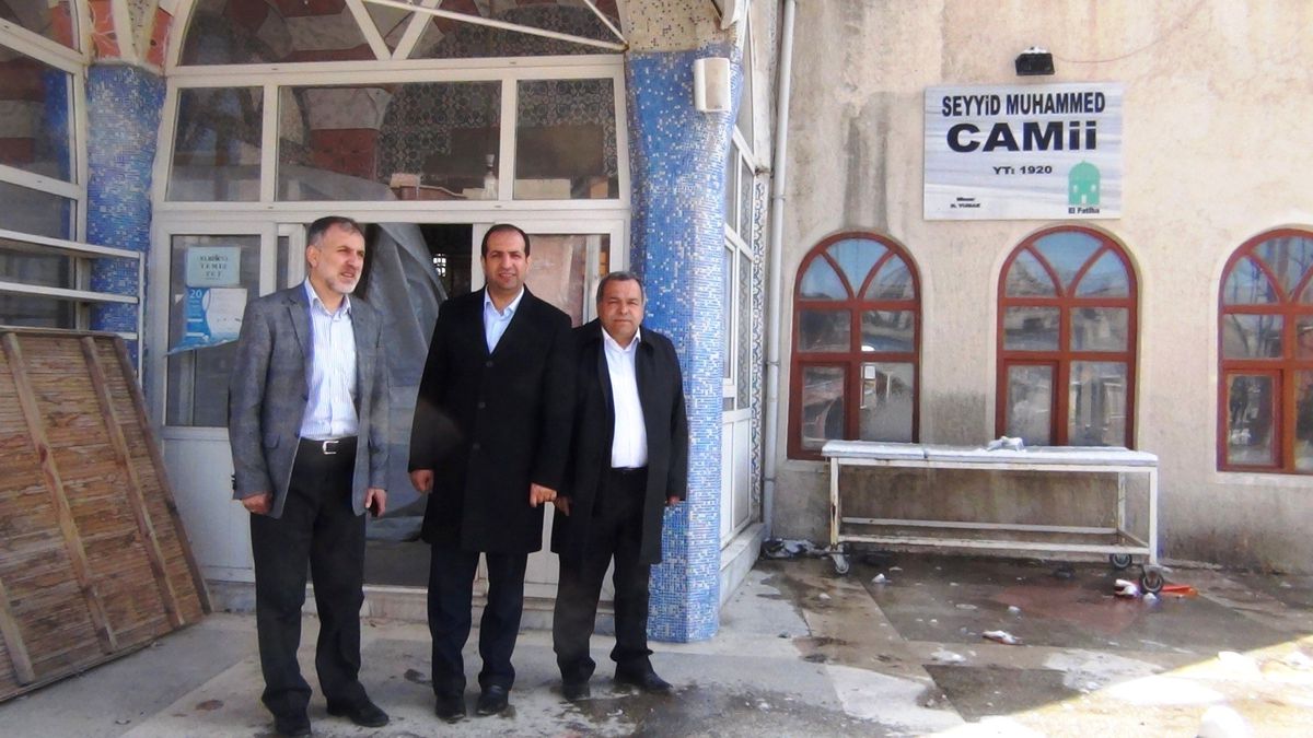 Milletvekili Çiftci Onarılan Cami İnşaatlarını Gezdi
