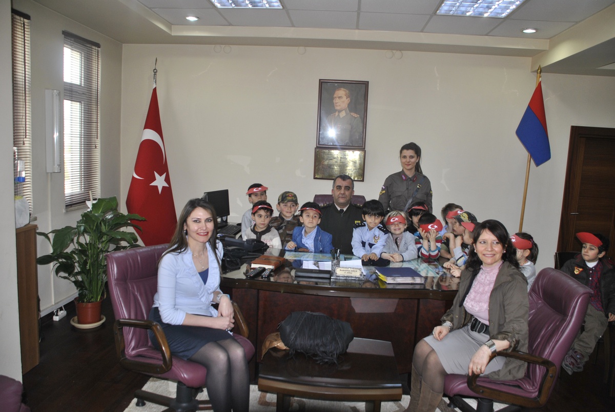 Namık Kemal İlköğretim Okulu\'ndan Jandarmaya Ziyaret