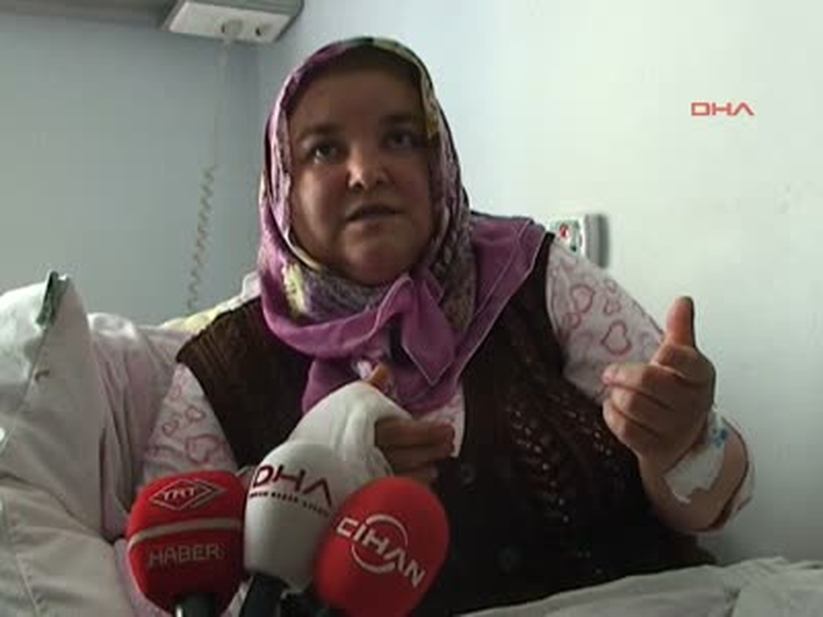 Oya İğnesi Batan Parmağı Kestiler