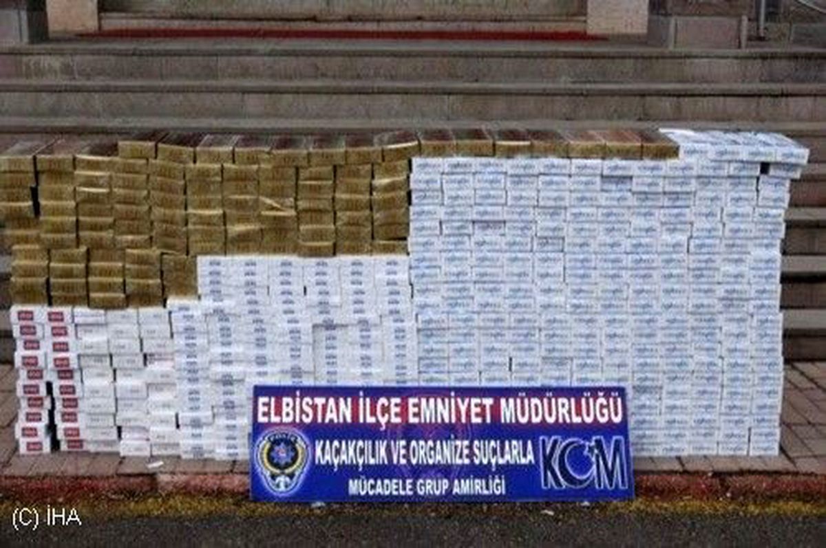 Elbistan\'da 4 Bin Kaçak Sigara Ele Geçirildi