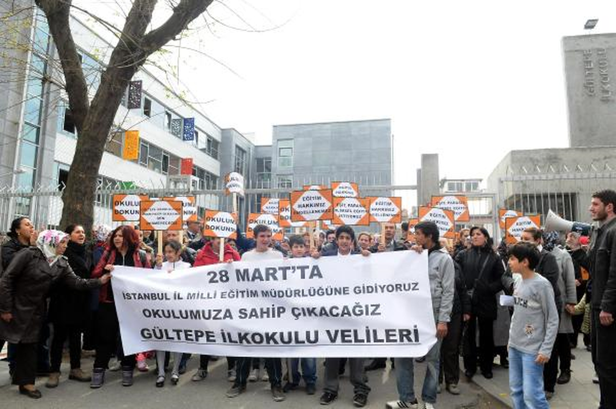 Gültepe\'de Okul Eylemi