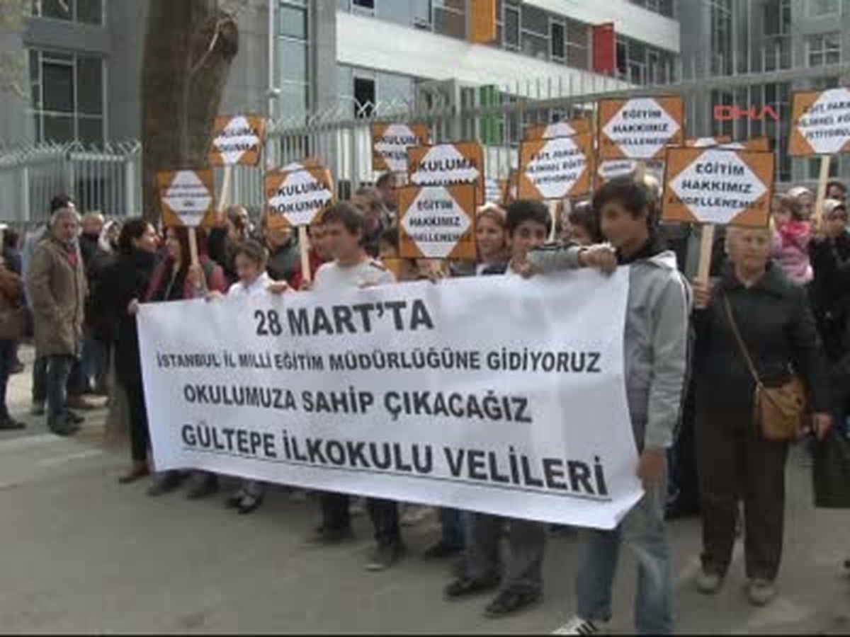 Gültepe\'de Okul Eylemi