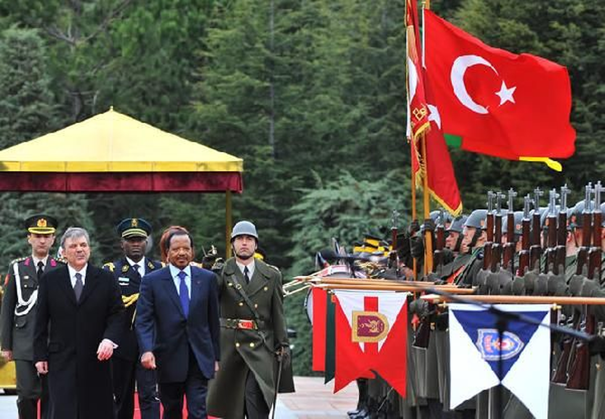 Kamerun Cumhurbaşkanı Biya Ankara\'da
