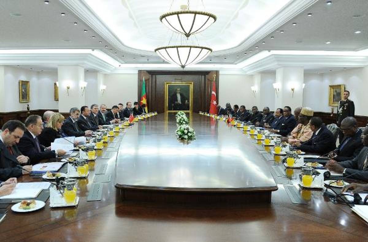 Kamerun Cumhurbaşkanı Biya Çankaya Köşkü\'nde