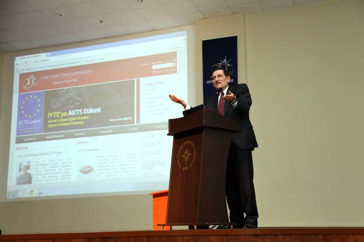 Koç Üniversitesi Rektörü İnan, İyte\'lilere Tecrübelerini Aktardı