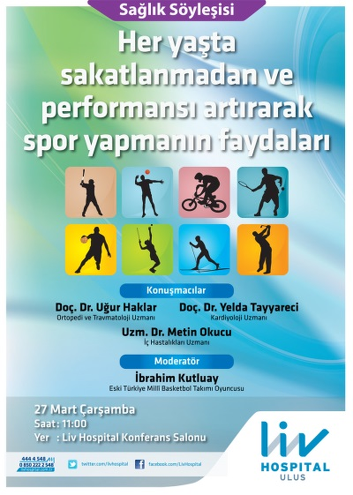 Liv Hospıtal, Spor Yapmanın Faydalarını Anlatacak