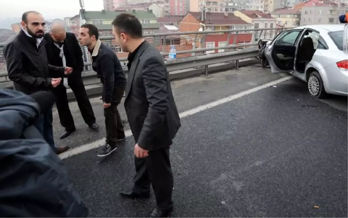 Okmeydanı D-100\'deki Kazada 4 Yaralı