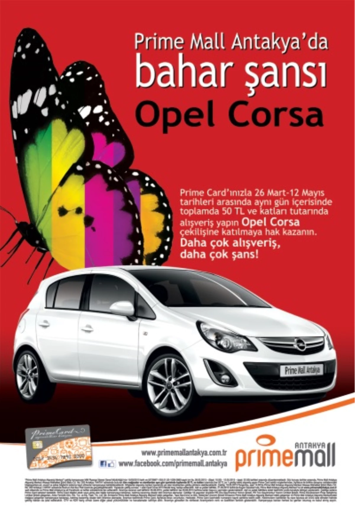 Prıme Mall Antakya\'da Bahar Şansı Opel Corsa