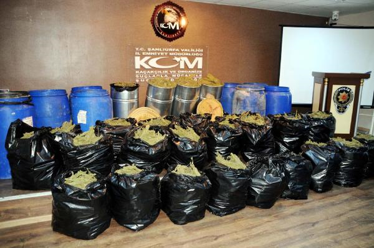Şanlıurfa\'da 314 Kilo Esrar Ele Geçirildi