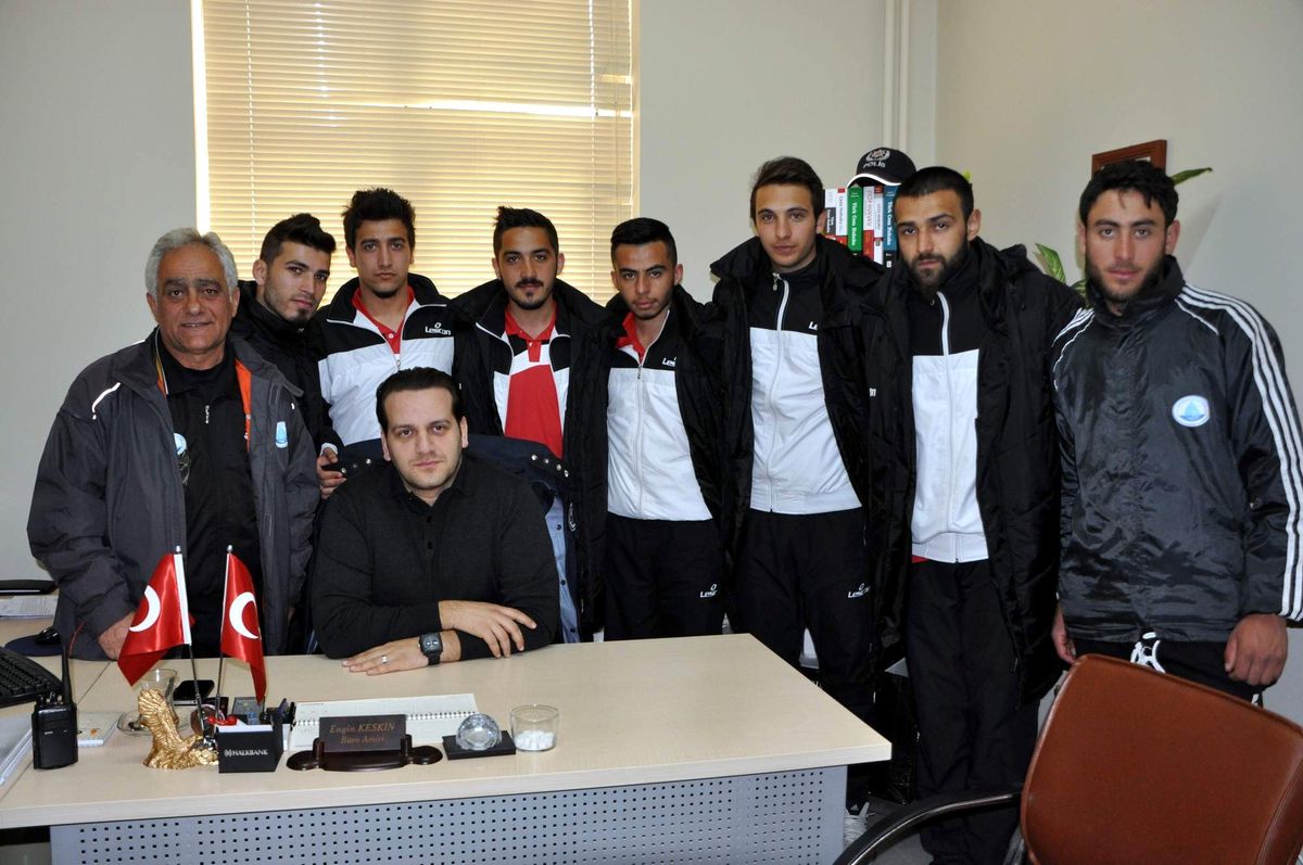 Suşehri Belediyespor\'dan İlçe Emniyet Müdürlüğü\'ne Ziyaret
