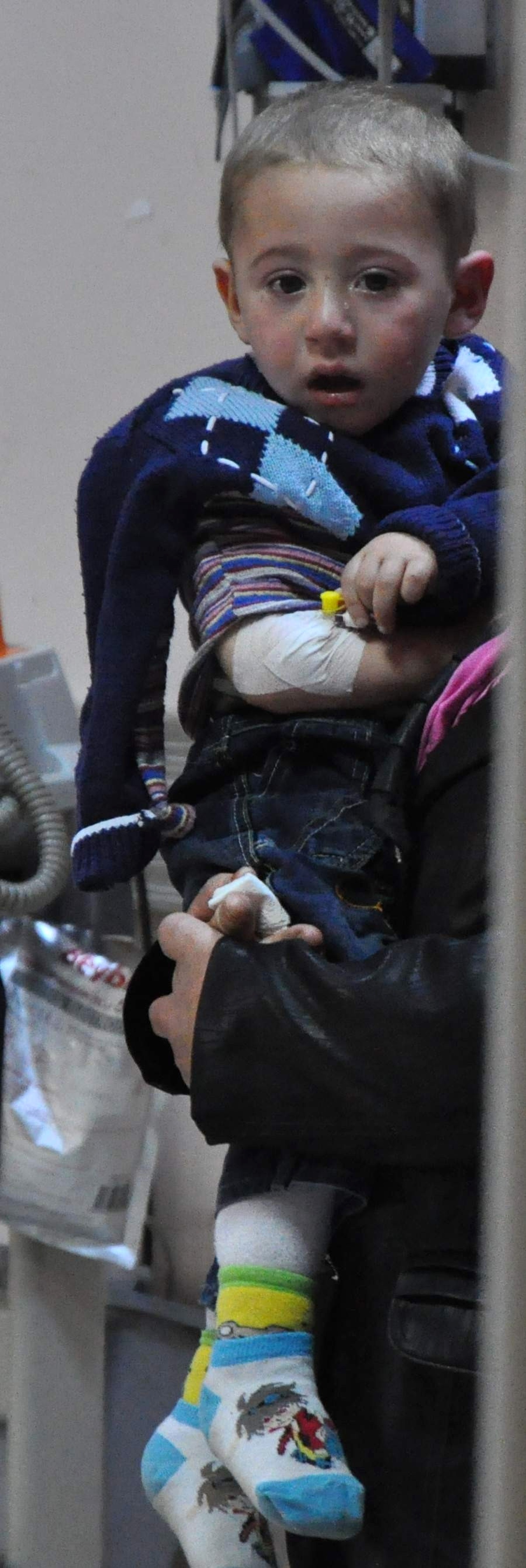 2 Metreden Düşen Çocuk Hastaneye Kaldırıldı