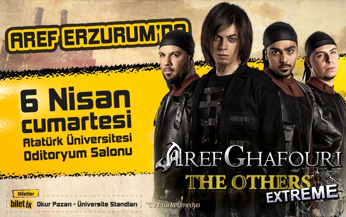 Aref Ghafouri 6 Nisan\'da Erzurumlularla Buluşacak