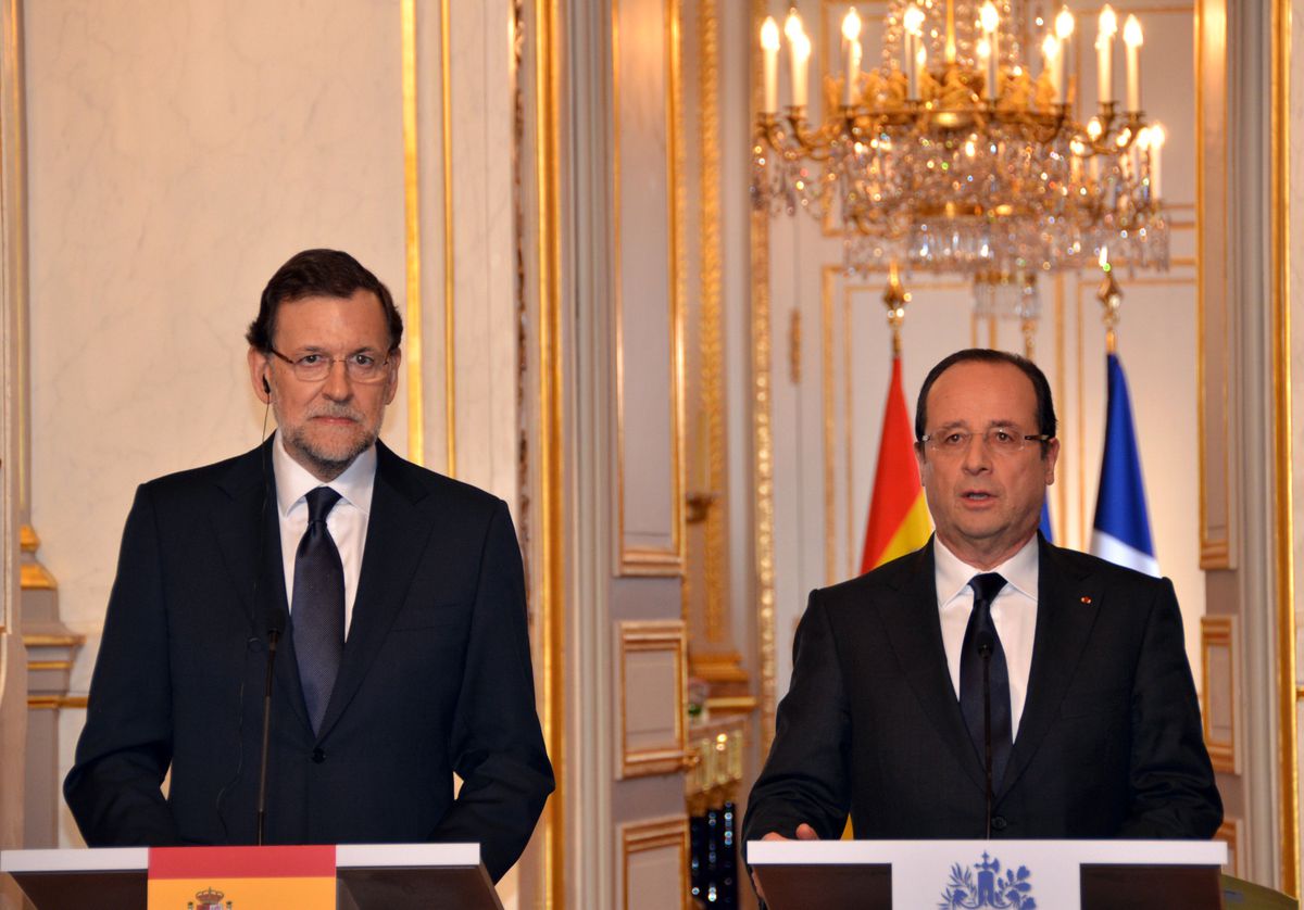 Hollande ile Rajoy Güney Kıbrıs\'ı Konuştu