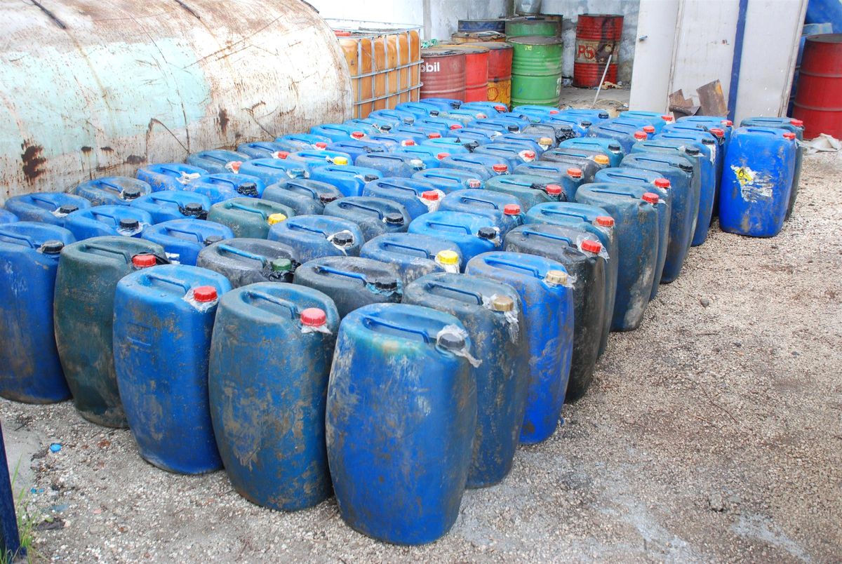 Kırıkhan\'da 4 Bin 550 Litre Kaçak Mazot Ele Geçirildi