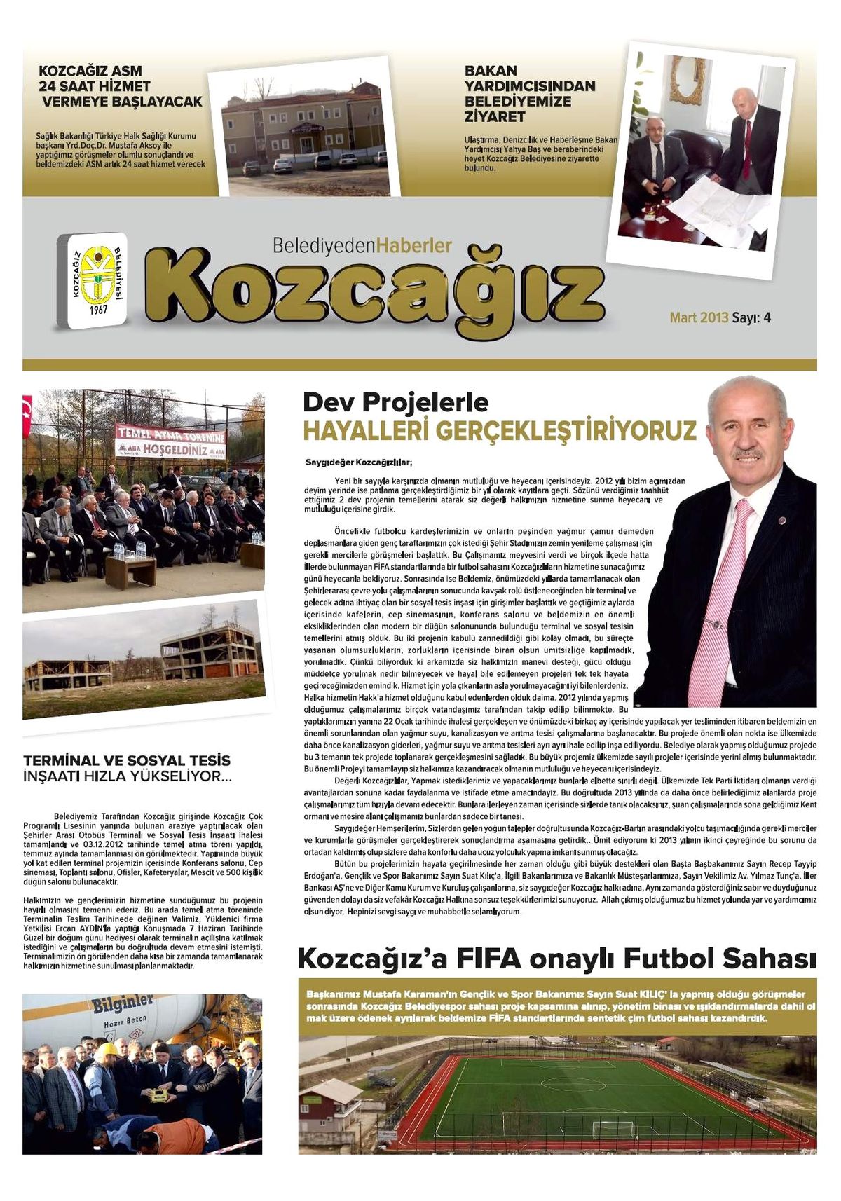 Kozcağız Belediyesi\'nden Faaliyet Bülteni