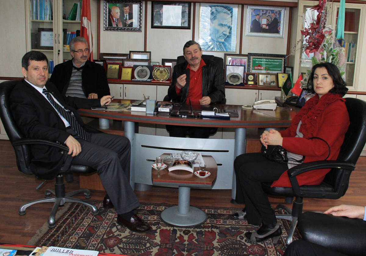 MHP İl Başkanı Kazmaz\'dan Rize Ziraat Odası Başkanı Paliç\'e Ziyaret