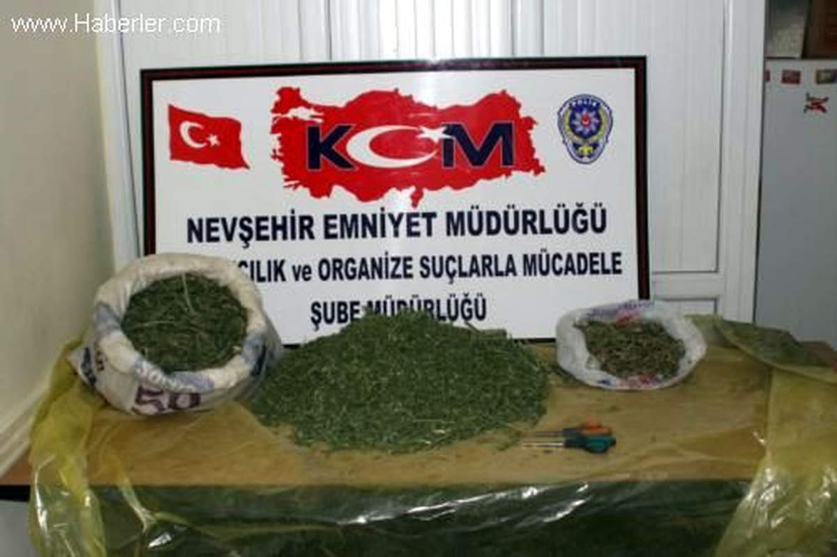 Nevşehir\'de Bin 14 Gram Esrar Ele Geçirildi