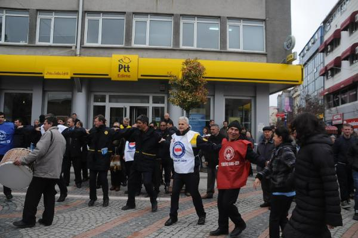 PTT Çalışanlarından Eylem