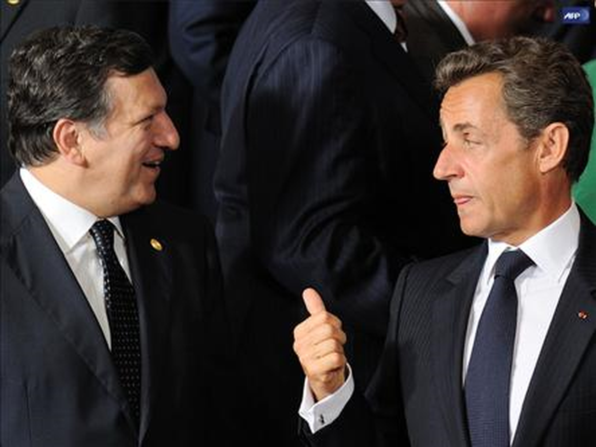 Sarkozy, Barroso ile Görüştü