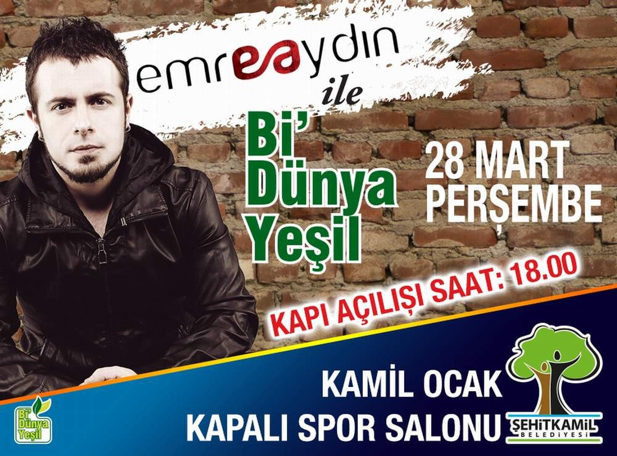 Şehitkamil Belediyesi\'nden \'Emre Aydın ile Bi Dünya Yeşil\'