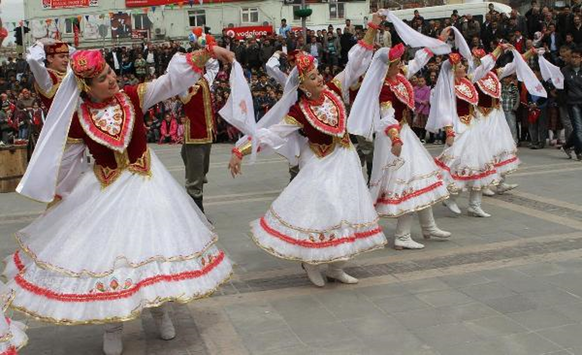 Türk Cumhuriyetleri Topluluklarından Develi\'de Nevruz Kutlama