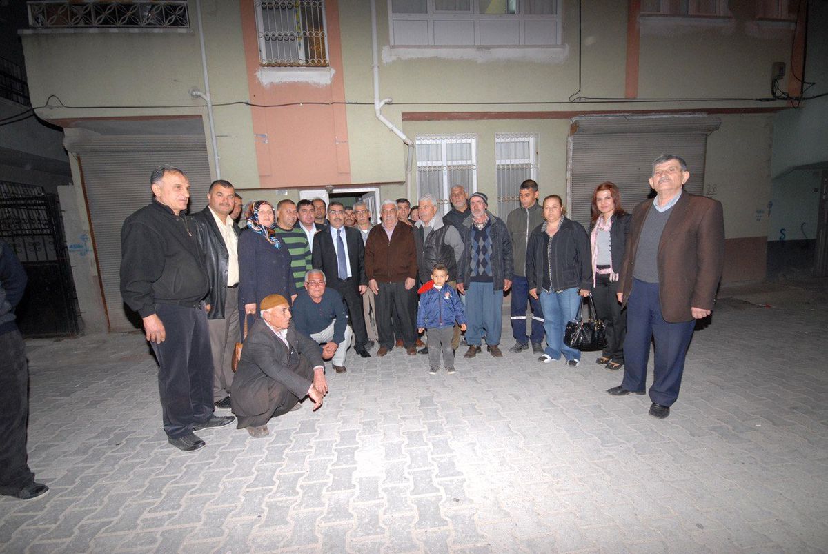 Başkan Çelikcan Ev Gezilerini Sürdürüyor