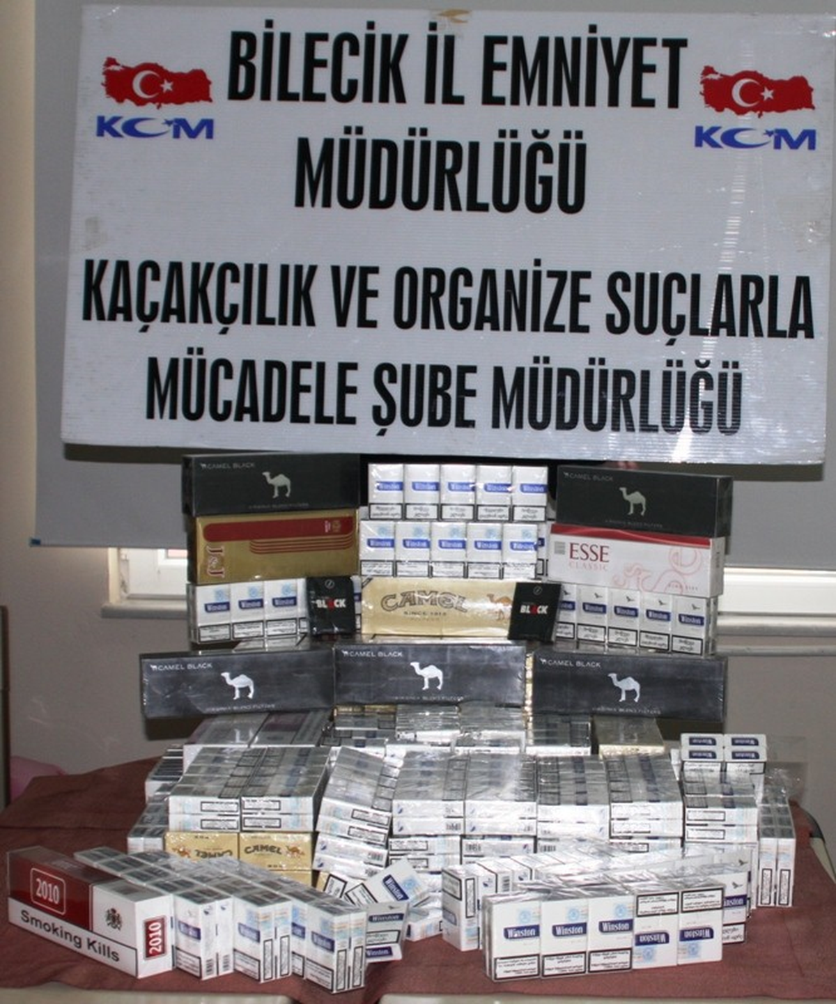 Bilecik\'te Kaçağı Sigara Operasyonu
