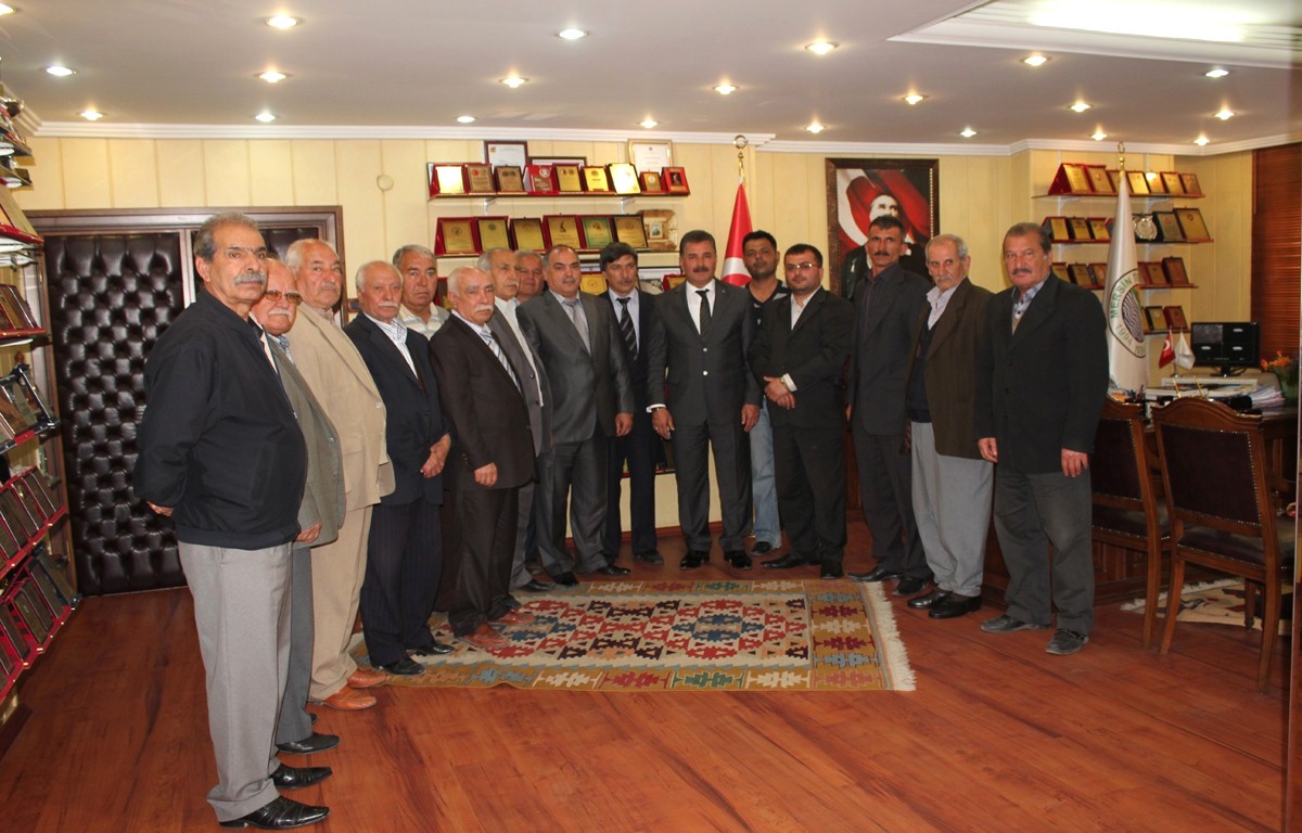 DP Üyelerinden Başkan Tuna\'ya Nezaket Ziyareti