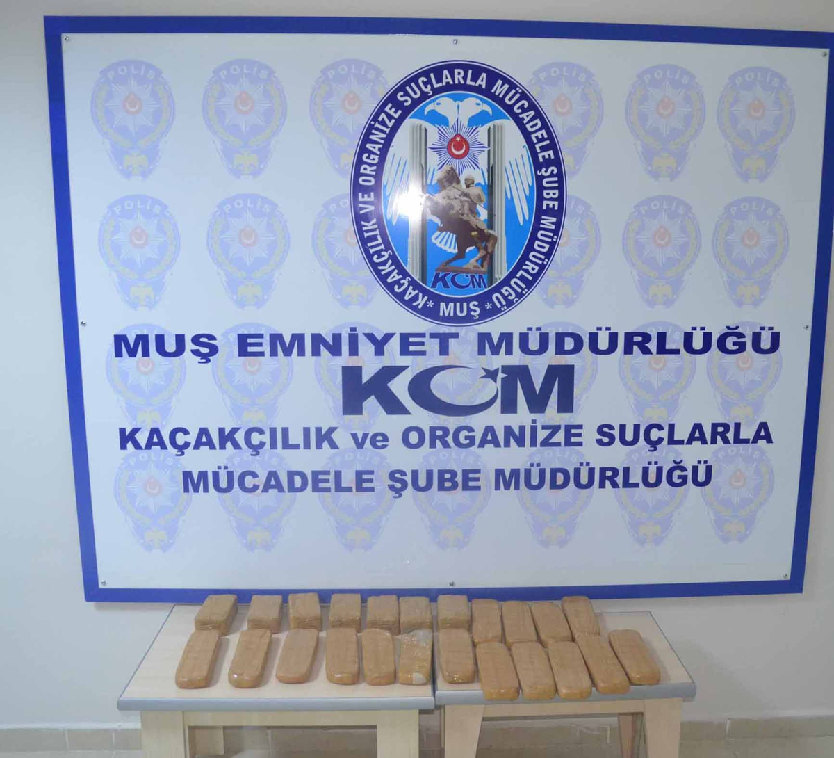 Muş\'ta 11 Kilo 867 Gram Eroin Ele Geçirildi