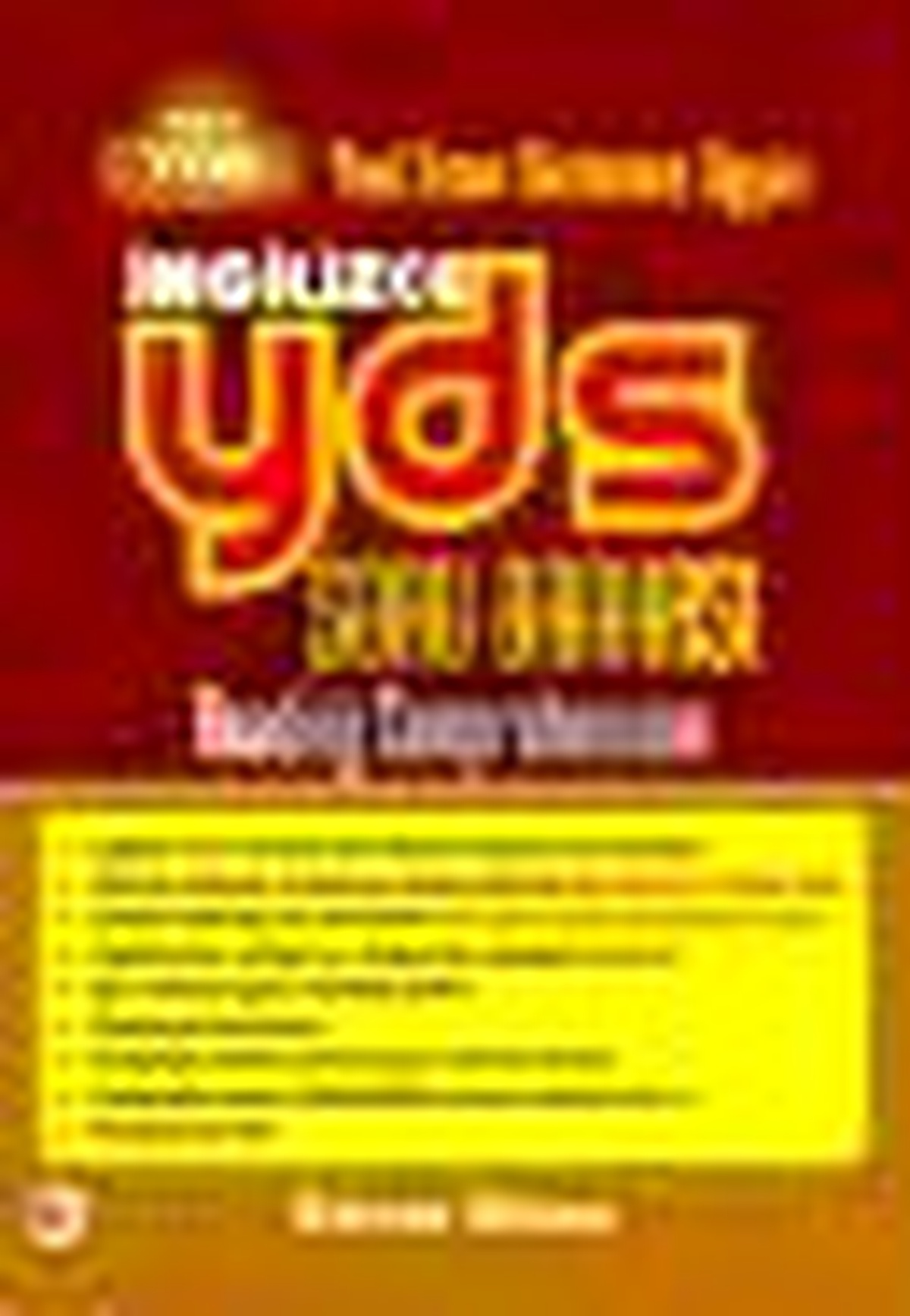 Yeni Sınav Sistemine Uygun - İngilizce Yds Soru Bankası Kitabı