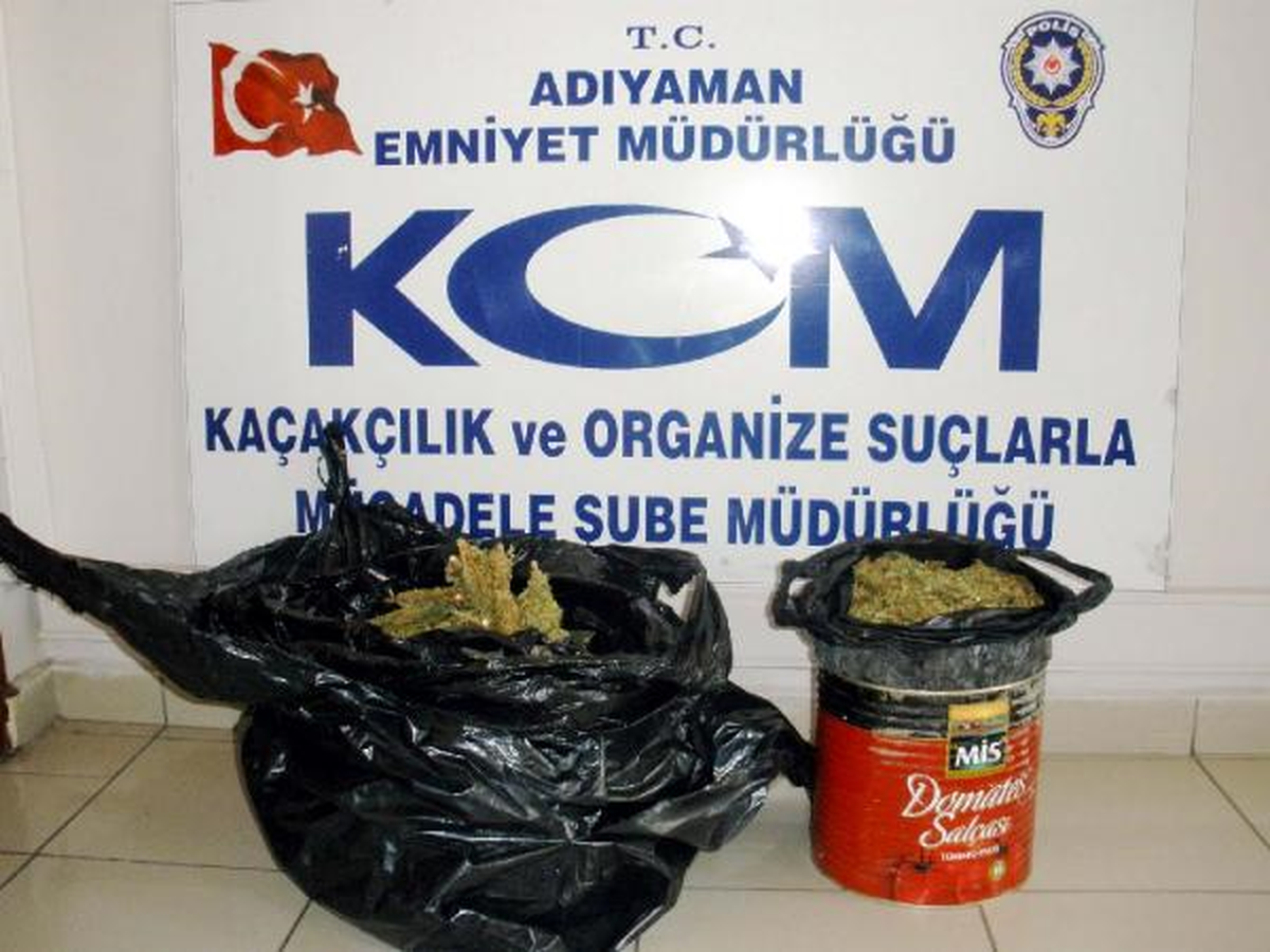 Adıyaman\'da 5 Kilo Esrar; 1 Gözaltı