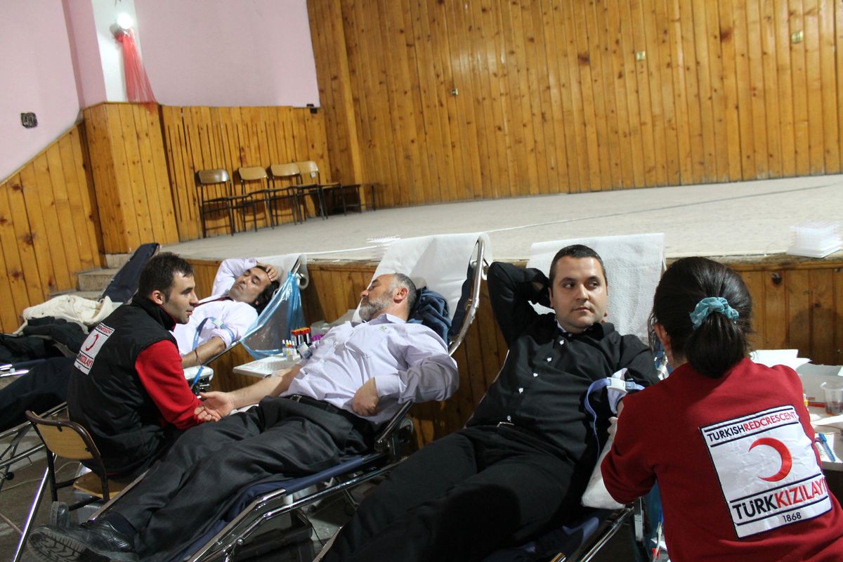 Akdağmadeni İlçesinde Kızılayın Kan Bağışı Sürüyor
