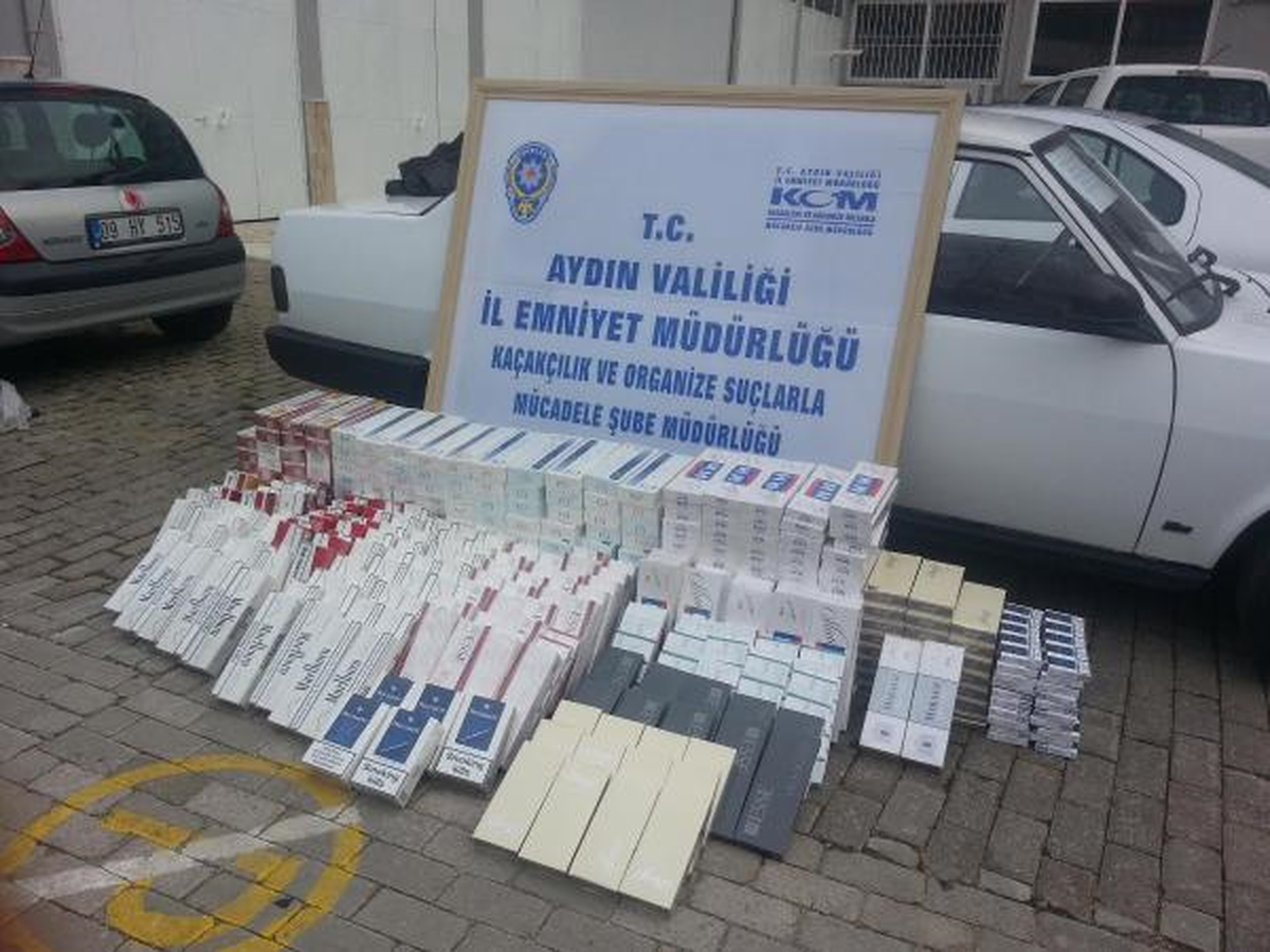 Aydın\'da Kaçak Sigara Operasyonu