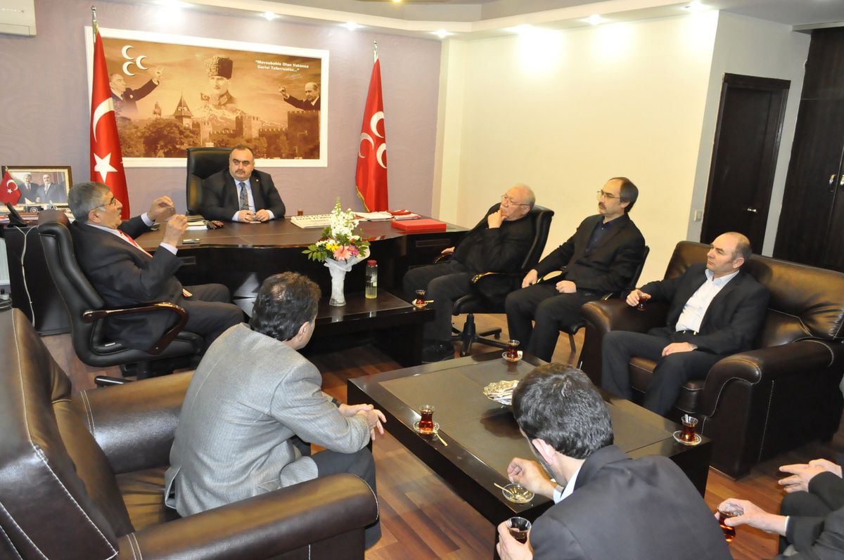 Başkan Eke\'ye Sendika Genel Başkanlarından Ziyaret
