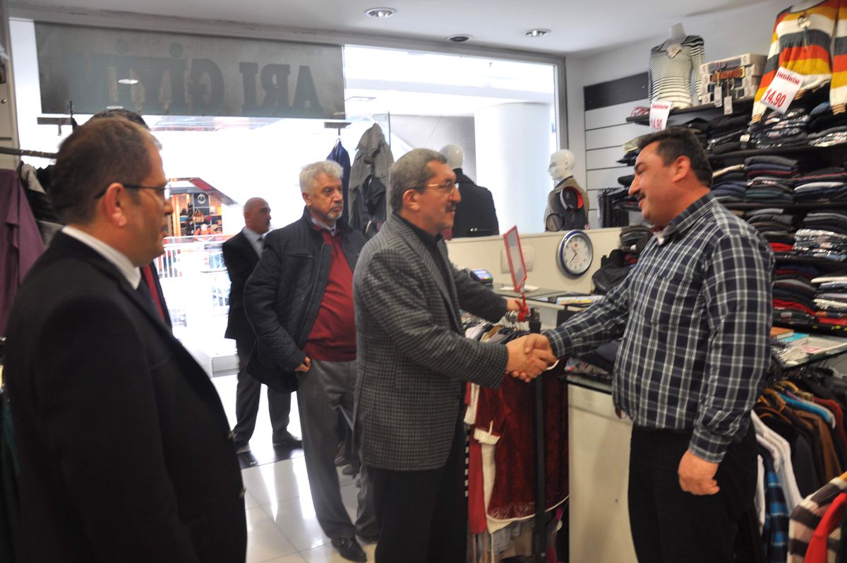 Başkan Vergili, Esnaf Gezilerine Devam Ediyor