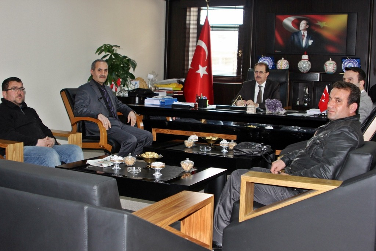 Bayburt Genç İş Adamları Derneğinden Rektör Coşkun\'a Ziyaret