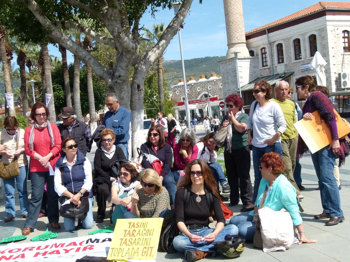 Bodrum\'da Doğa Eylemi 3. Haftasına Girdi