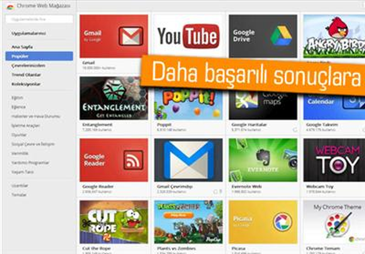 Chrome Web Store Güçleniyor