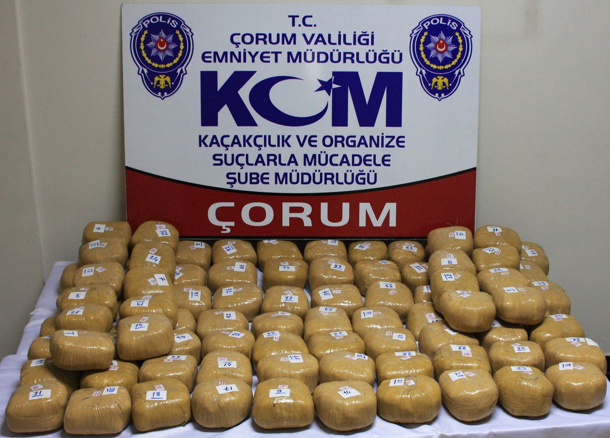 Çorum\'da Uyuşturucu Operasyonu