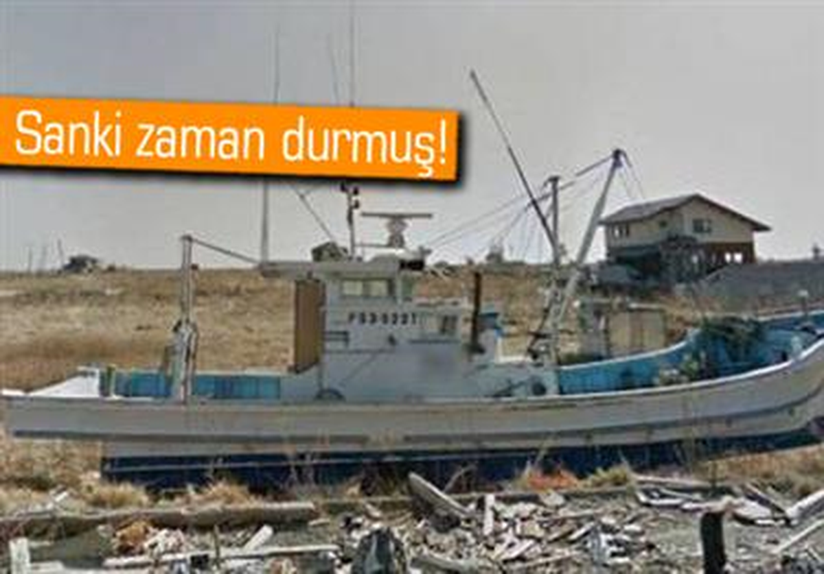 Japonya\'nın Deprem Sonrası Görüntüleri Google\'da