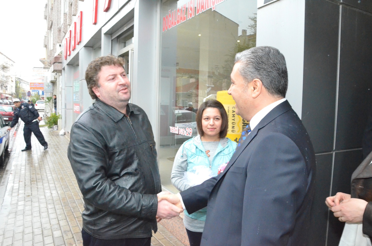 Lüleburgaz Esnafı\'ndan Emniyet Müdürü\'ne Teşekkür