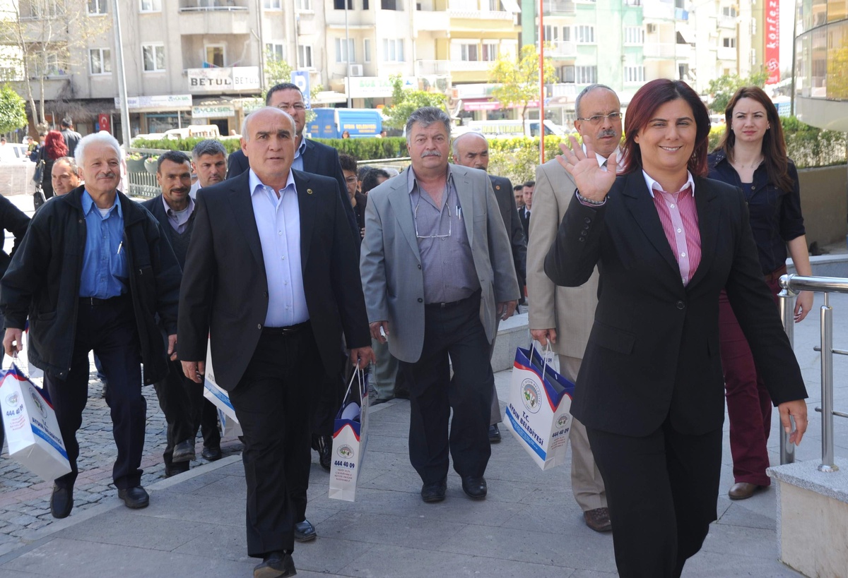 Nazillili Muhtarlardan Aydın Belediysine Ziyaret