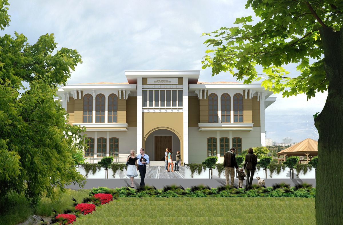 Sanayi Mahalle Konağı Yükseliyor