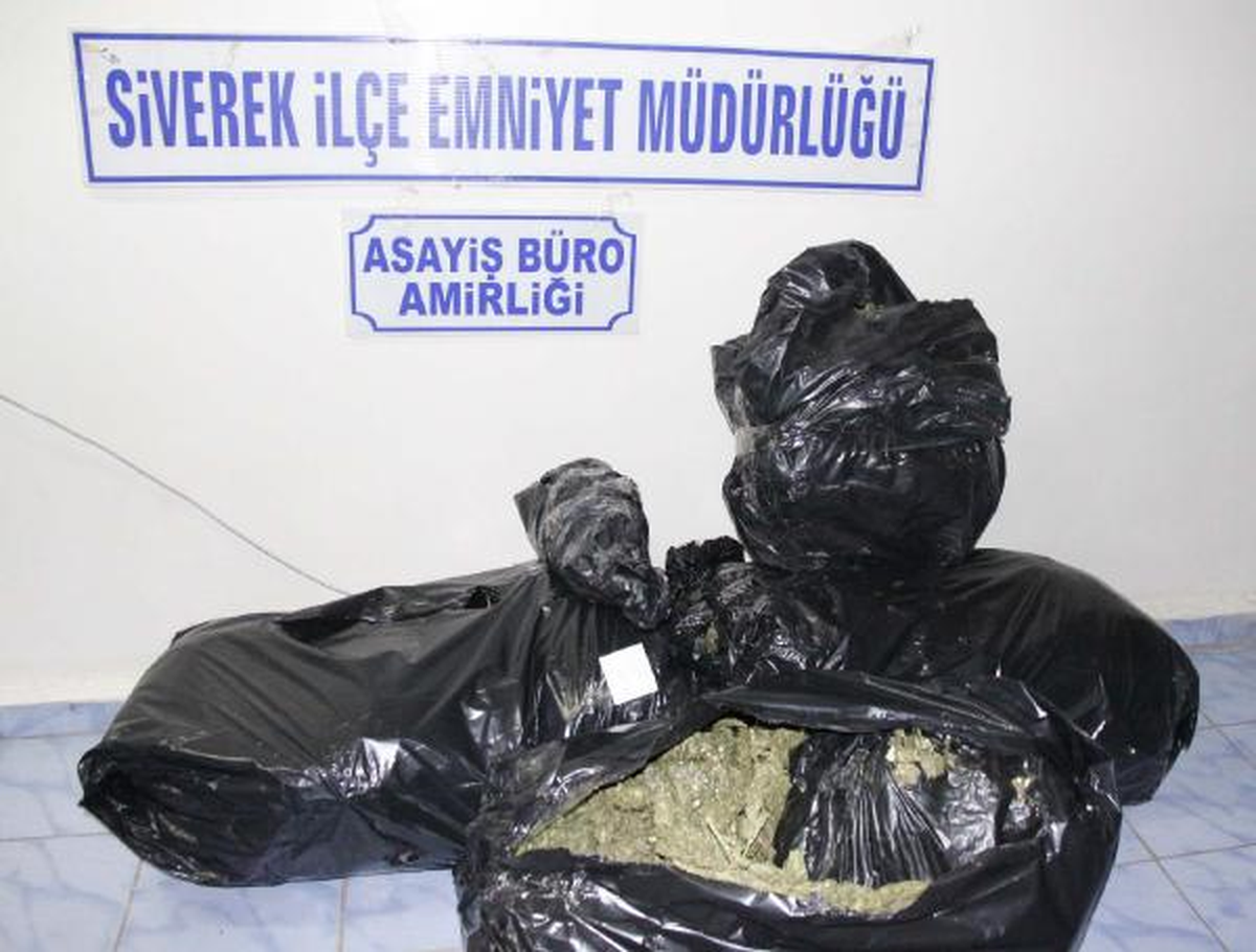 Siverek\'te 50 Kilo Esrar Ele Geçirildi