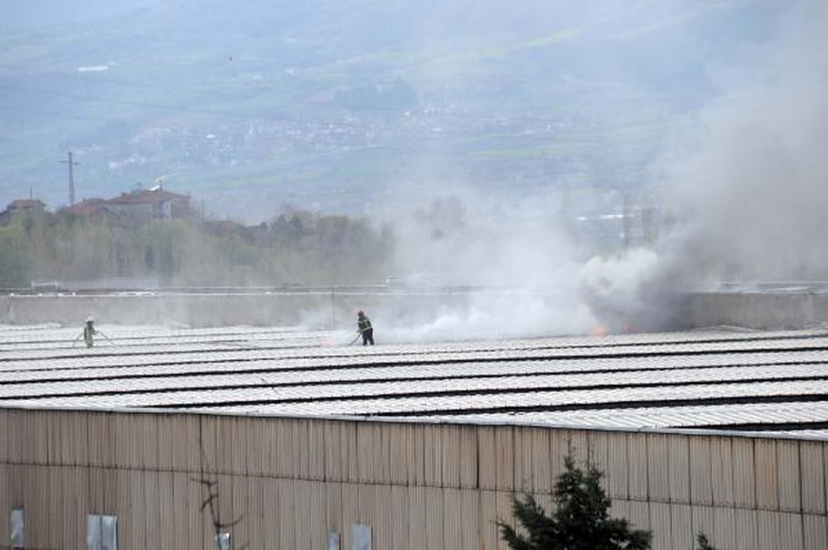 Eski Sigara Fabrikasında Yangın