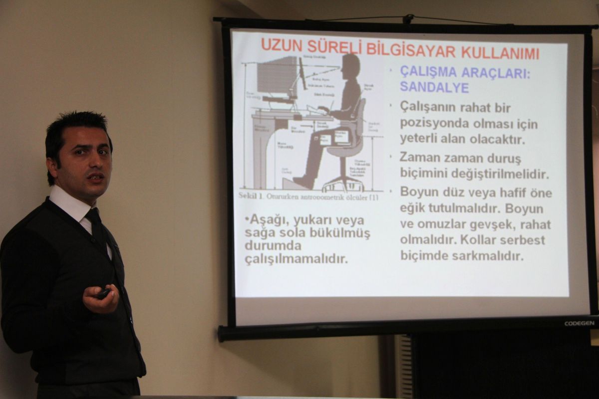 Belediye Personeline İş Sağlığı Eğitimi