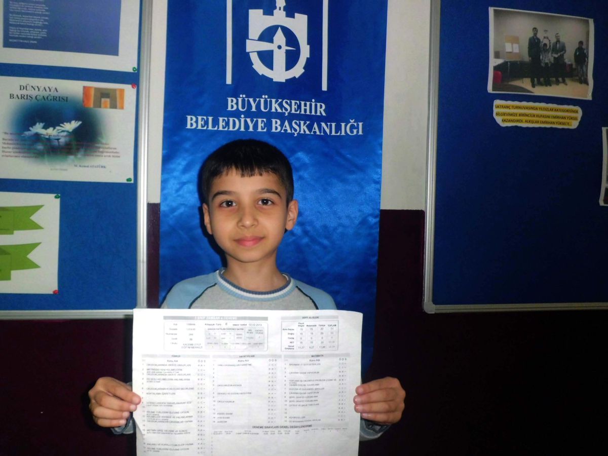 Bilgievi Öğrencisinden Tam Puan
